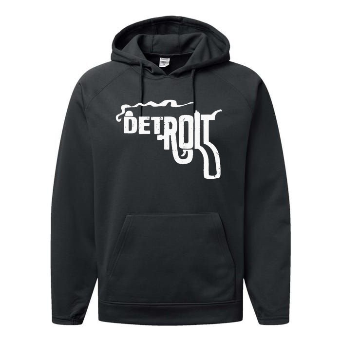 Detroit Smoking Gun Vintage Performance Fleece Hoodie