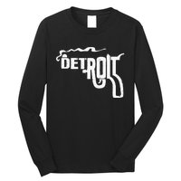 Detroit Smoking Gun Vintage Long Sleeve Shirt