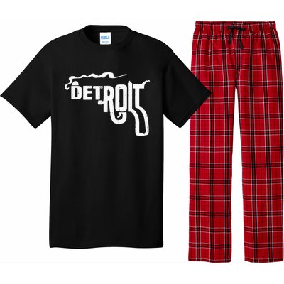 Detroit Smoking Gun Vintage Pajama Set