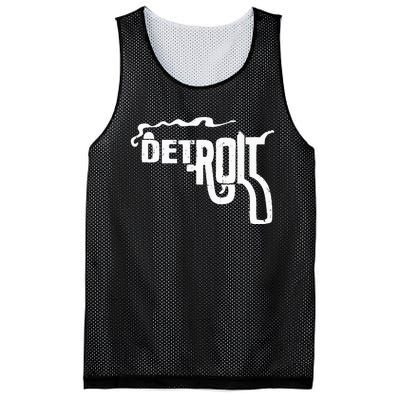 Detroit Smoking Gun Vintage Mesh Reversible Basketball Jersey Tank