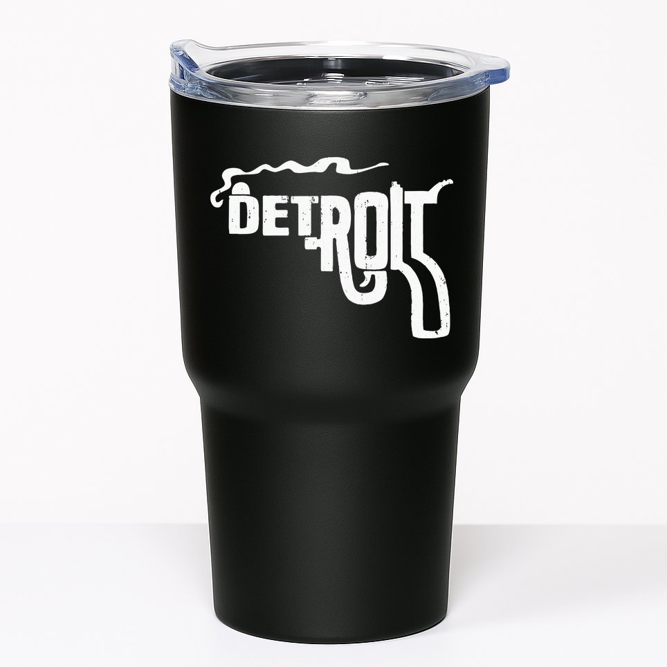 Detroit Smoking Gun Vintage Tumbler