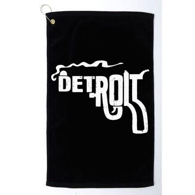 Detroit Smoking Gun Vintage Golf Towel
