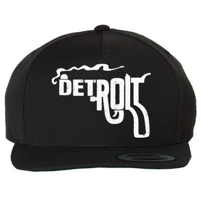 Detroit Smoking Gun Vintage Wool Snapback Cap