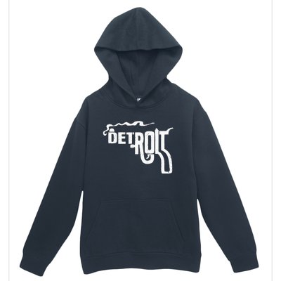 Detroit Smoking Gun Vintage Urban Pullover Hoodie