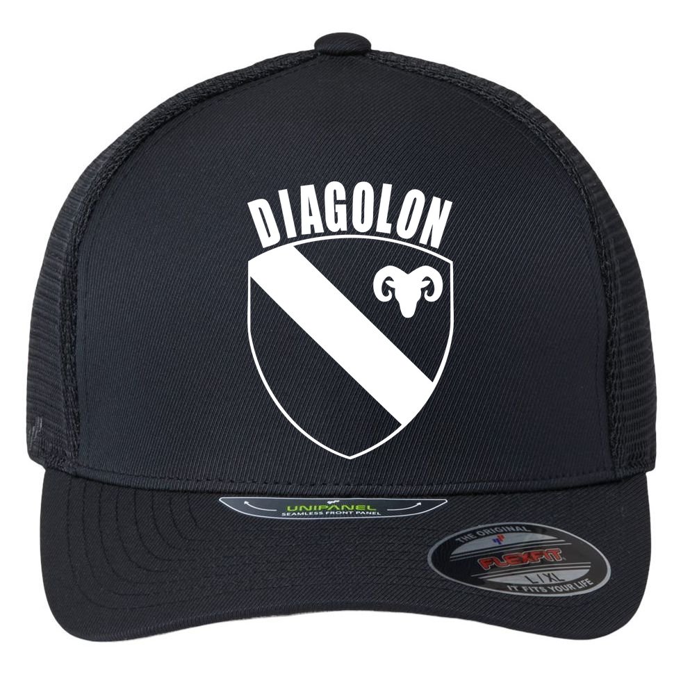 Diagolon Shield & Goat Flexfit Unipanel Trucker Cap