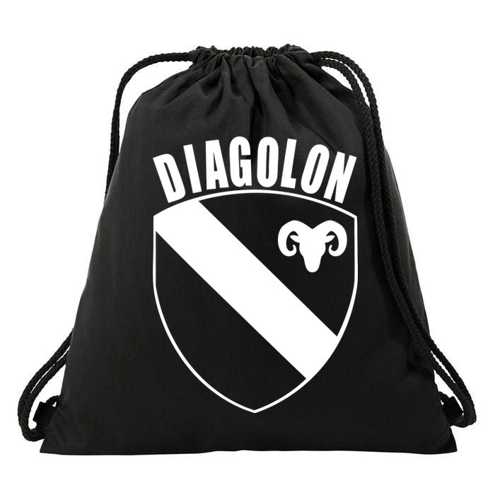 Diagolon Shield & Goat Drawstring Bag