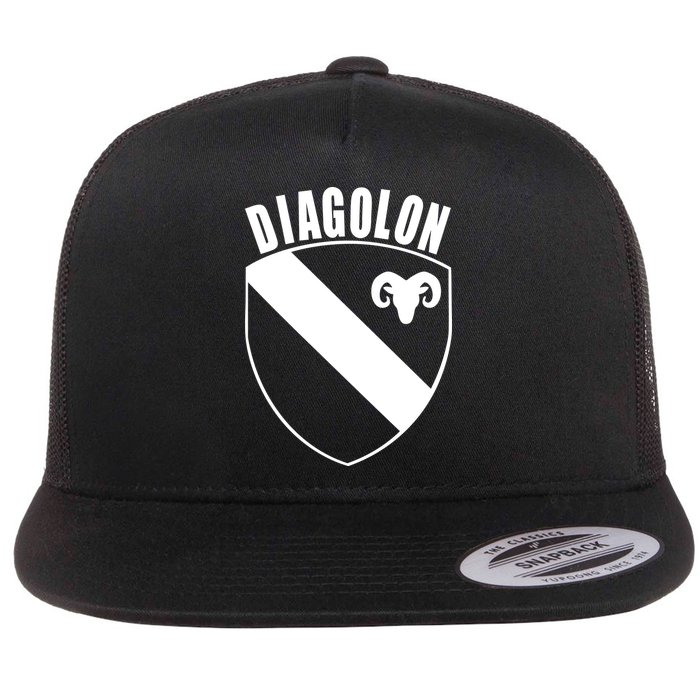 Diagolon Shield & Goat Flat Bill Trucker Hat