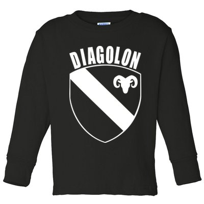 Diagolon Shield & Goat Toddler Long Sleeve Shirt