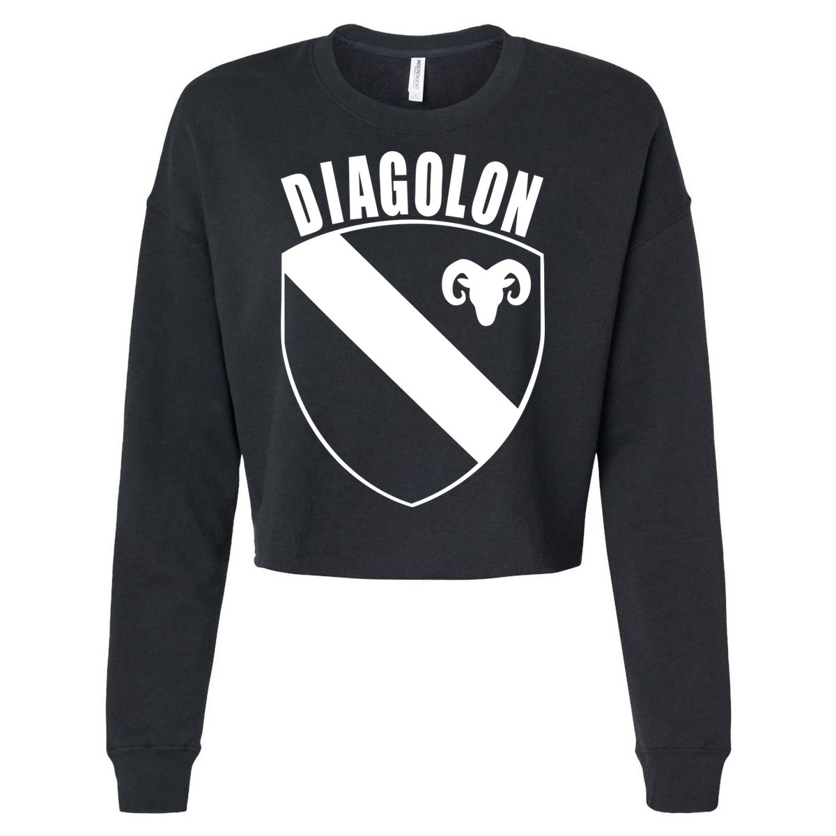 Diagolon Shield & Goat Cropped Pullover Crew