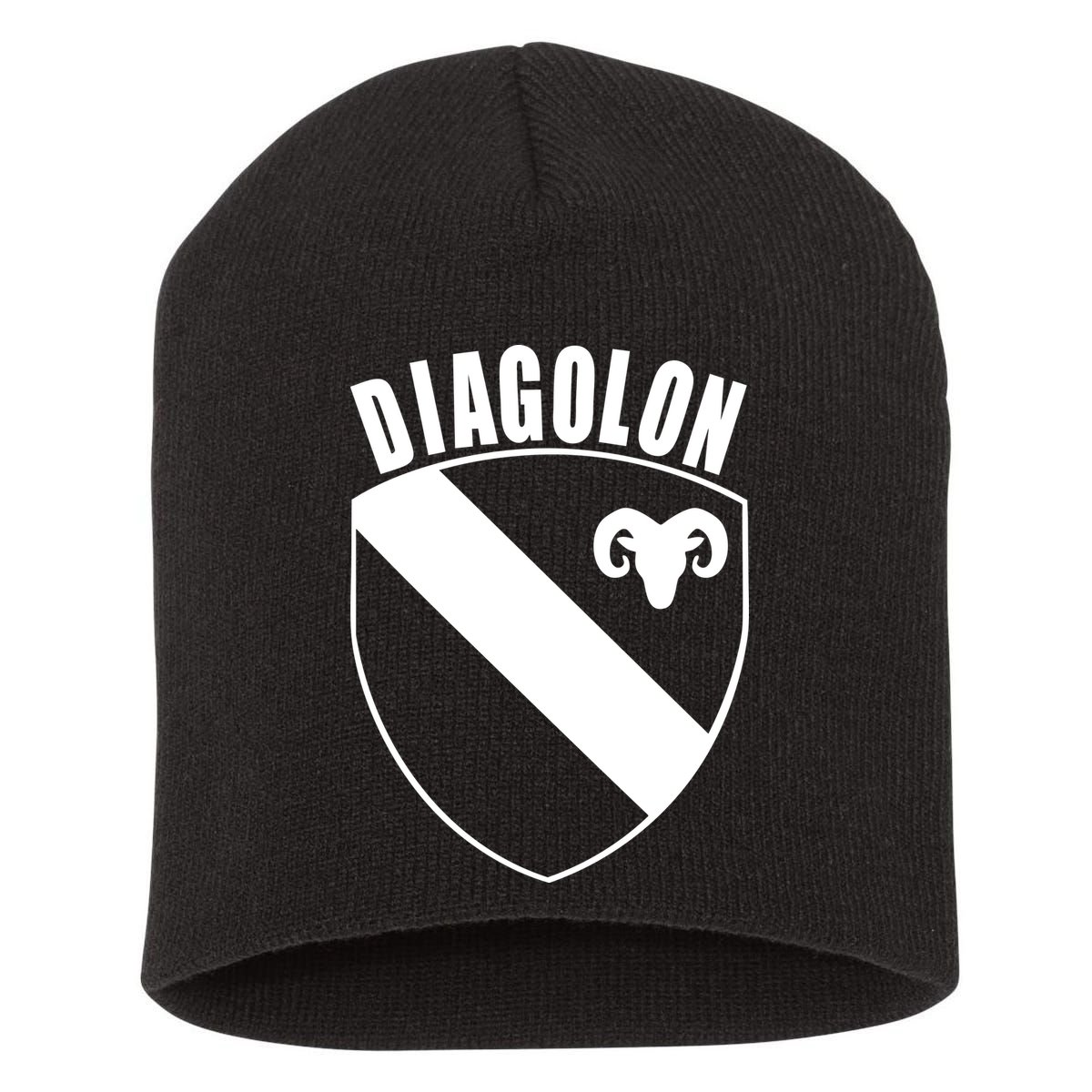 Diagolon Shield & Goat Short Acrylic Beanie