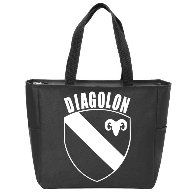 Diagolon Shield & Goat Zip Tote Bag