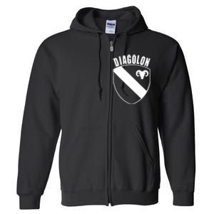 Diagolon Shield & Goat Full Zip Hoodie