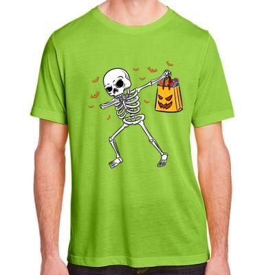 Dabbing Skeleton Halloween Gift Adult ChromaSoft Performance T-Shirt