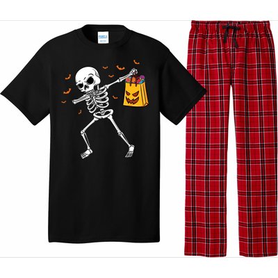 Dabbing Skeleton Halloween Gift Pajama Set