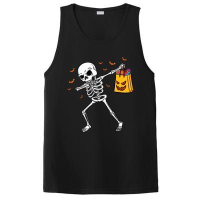 Dabbing Skeleton Halloween Gift PosiCharge Competitor Tank