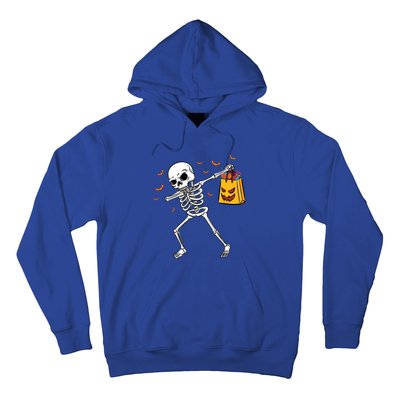 Dabbing Skeleton Halloween Gift Hoodie