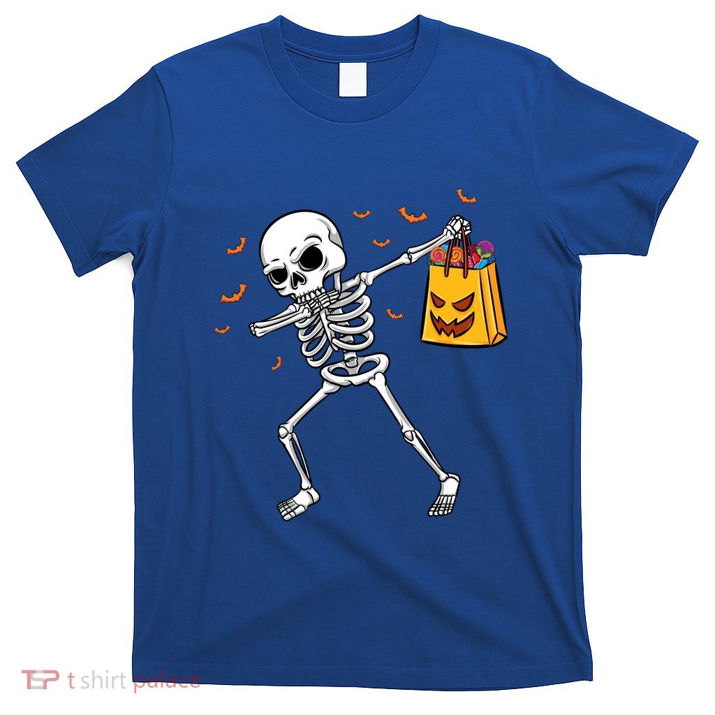 Dabbing Skeleton Halloween Gift T-Shirt