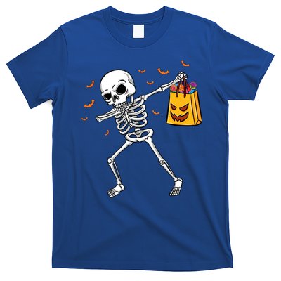 Dabbing Skeleton Halloween Gift T-Shirt