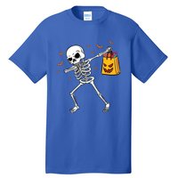 Dabbing Skeleton Halloween Gift Tall T-Shirt