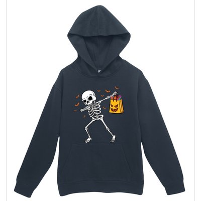 Dabbing Skeleton Halloween Gift Urban Pullover Hoodie