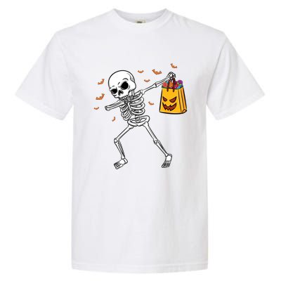 Dabbing Skeleton Halloween Gift Garment-Dyed Heavyweight T-Shirt