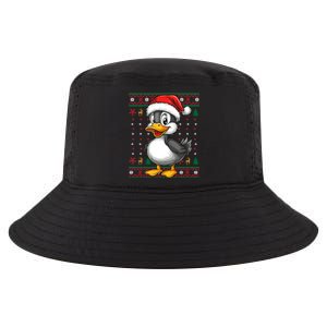 Duck Santa Hat Ugly Christmas Funny Holiday Duck Lover Gift Cool Comfort Performance Bucket Hat