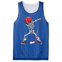 Dabbing Skeleton Hockey Halloween Costume Gift Mesh Reversible Basketball Jersey Tank