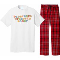 Depressed Stressed Horny Pajama Set