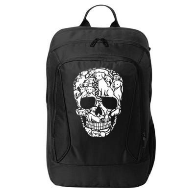 Dog Skeleton Halloween Costume Puppy Skull City Backpack