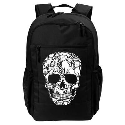 Dog Skeleton Halloween Costume Puppy Skull Daily Commute Backpack