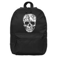 Dog Skeleton Halloween Costume Puppy Skull 16 in Basic Backpack