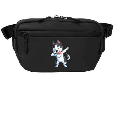 Dabbing Siberian Husky Dog Lover Boy Dab Funny Gift Crossbody Pack