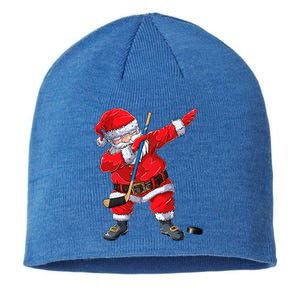 Dabbing Santa Hockey Christmas Xmas Gift Gift Sustainable Beanie