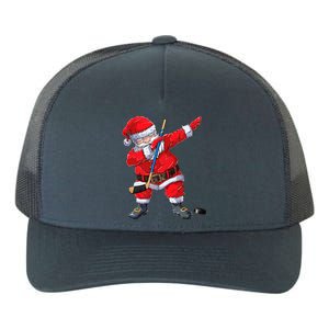 Dabbing Santa Hockey Christmas Xmas Gift Gift Yupoong Adult 5-Panel Trucker Hat