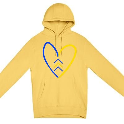 Down Syndrome Heart Arrow Premium Pullover Hoodie