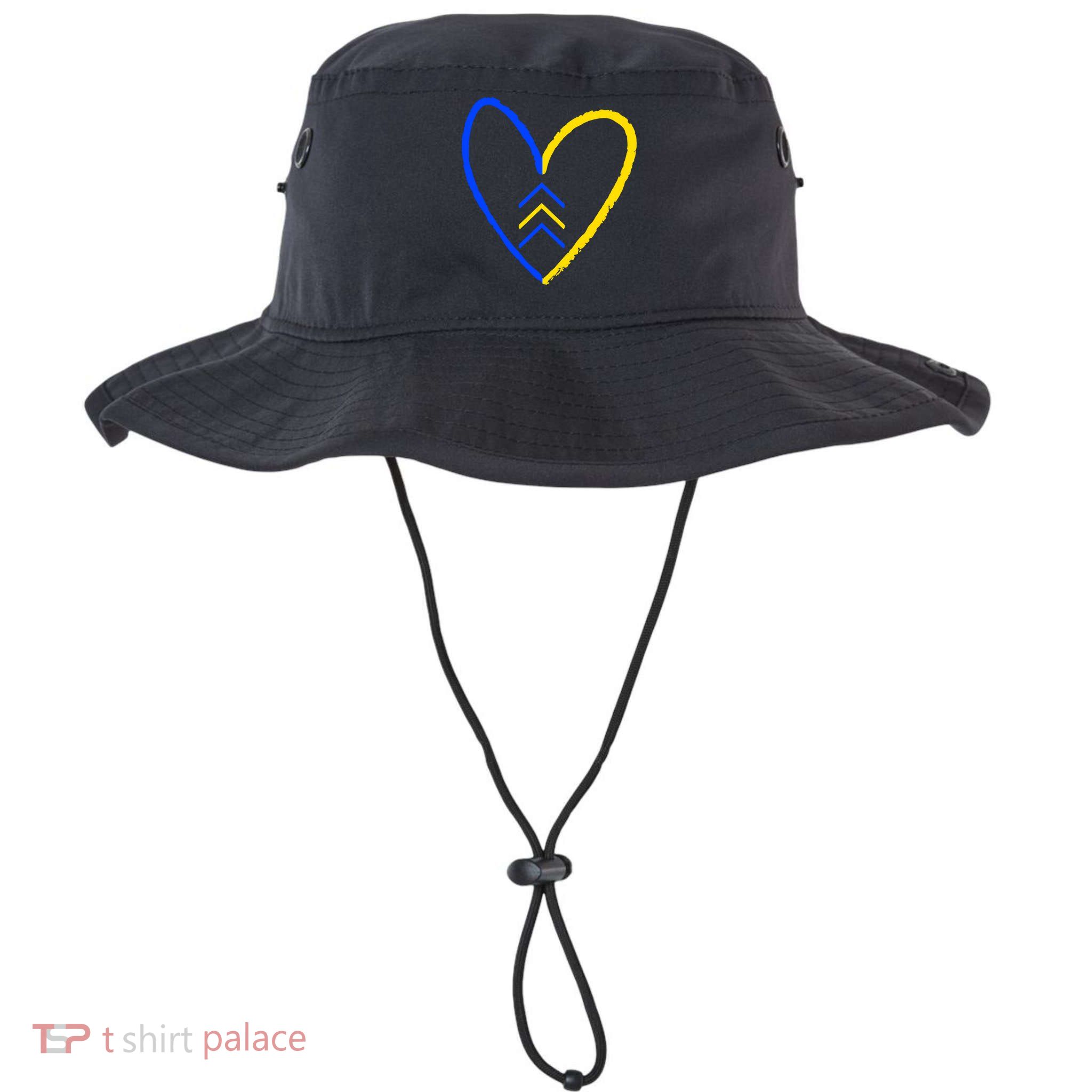 Down Syndrome Heart Arrow Bucket Hat