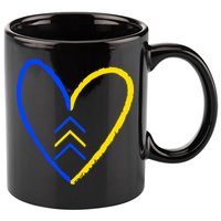 Down Syndrome Heart Arrow 11oz C Handle Ceramic Mug