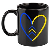 Down Syndrome Heart Arrow 11oz C Handle Ceramic Mug