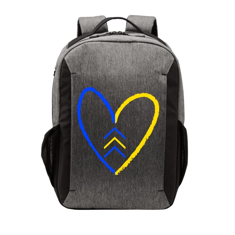 Down Syndrome Heart Arrow Vector Backpack