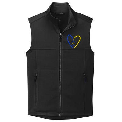 Down Syndrome Heart Arrow Collective Smooth Fleece Vest