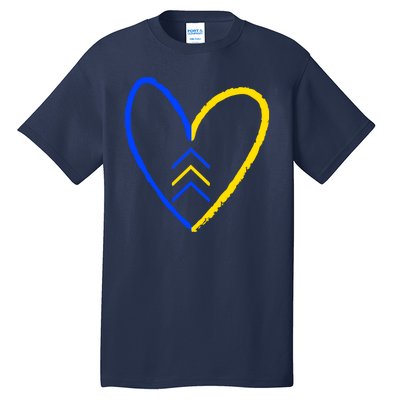 Down Syndrome Heart Arrow Tall T-Shirt