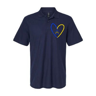 Down Syndrome Heart Arrow Softstyle Adult Sport Polo