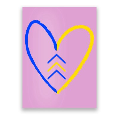 Down Syndrome Heart Arrow Poster