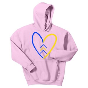 Down Syndrome Heart Arrow Kids Hoodie