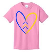 Down Syndrome Heart Arrow Kids T-Shirt