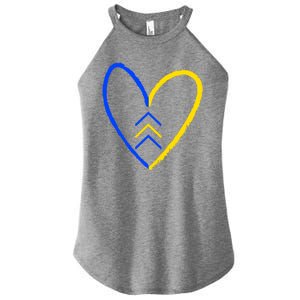 Down Syndrome Heart Arrow Women's Perfect Tri Rocker Tank