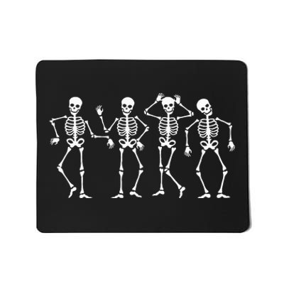 Dancing Skeletons Halloween Dance Challenge Mousepad