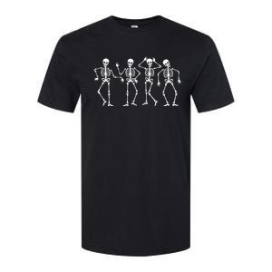 Dancing Skeletons Halloween Dance Challenge Softstyle CVC T-Shirt