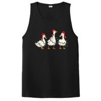 Duck Santa Hat Christmas Lights Silly Goose Xmas  PosiCharge Competitor Tank