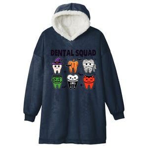 Dental Squad Halloween Cute Spooky Teeth Costume Dentist Hooded Wearable Blanket